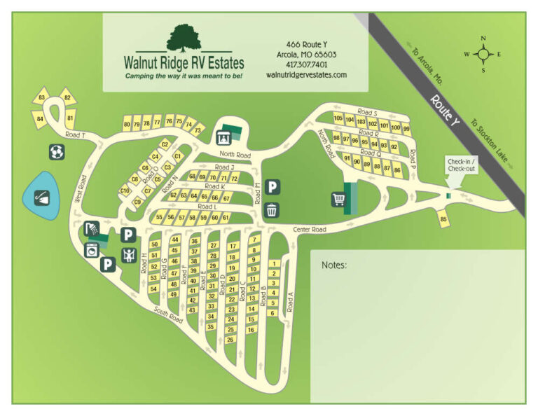 Seasonal Campground Agreement Walnut Ridge Rv Estates 8416